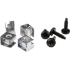 Picture of StarTech.com Server Rack Screws and Clip Nuts - 10-32 - Rack Mount Screws and Slide-On Cage Nuts - Clip Nuts and Screws - 50 Pack