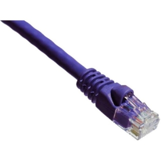 Picture of Axiom 7FT CAT6A 650mhz Patch Cable Molded Boot (Purple) - TAA Compliant