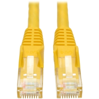 Picture of Tripp Lite 15ft Cat6 Gigabit Snagless Molded Patch Cable RJ45 M/M Yellow 15'