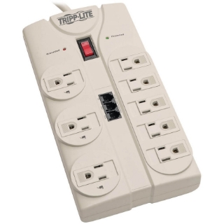 Picture of Tripp Lite Surge Protector Power Strip 120V 5-15R 8 Outlet RJ11 8' Cord 2160 Joule