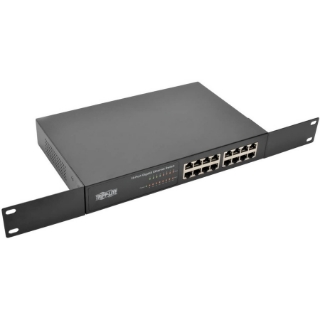 Picture of Tripp Lite 16-Port Gigabit Ethernet Switch Rackmount Unmanaged Metal 1U