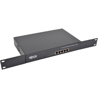 Picture of Tripp Lite 5Port Gigabit Ethernet Switch Rackmount Unmanaged w/PoE Metal 1U