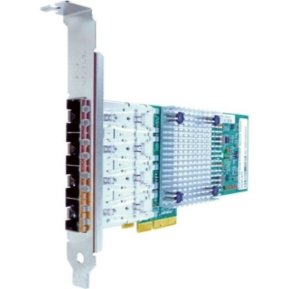 Picture of Axiom 1Gbs Quad Port SFP PCIe x4 NIC Card for Intel w/Transceivers - I350F4