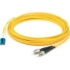 Picture of AddOn 37m LC (Male) to ST (Male) Straight Yellow OS2 Duplex Plenum Fiber Patch Cable