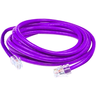 Picture of AddOn 7ft RJ-45 (Male) to RJ-45 (Male) Purple Cat5e UTP PVC Copper Patch Cable