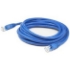 Picture of AddOn 15ft RJ-45 (Male) to RJ-45 (Male) Blue Cat7 STP Flexible PVC Copper Patch Cable