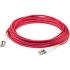 Picture of AddOn 5m LC (Male) to LC (Male) Red OS2 Duplex Fiber OFNR (Riser-Rated) Patch Cable