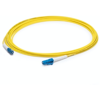 Picture of AddOn 7m LC (Male) to LC (Male) Straight Yellow OS2 Simplex Plenum Fiber Patch Cable