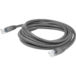 Picture of AddOn 150ft RJ-45 (Male) to RJ-45 (Male) Gray Cat6A UTP PVC Copper Patch Cable