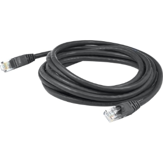 Picture of AddOn 5ft RJ-45 (Male) to RJ-45 (Male) Straight Black Cat.6 UTP PVC Copper Patch Cable