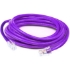 Picture of AddOn 1ft RJ-45 (Male) to RJ-45 (Male) Straight Purple Cat6A UTP PVC Copper TAA Compliant Patch Cable