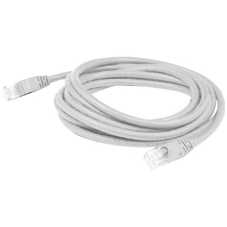 Picture of AddOn 1ft RJ-45 (Male) to RJ-45 (Male) Straight White Cat6 UTP PVC Copper Patch Cable