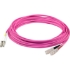 Picture of AddOn 7m LC (Male) to SC (Male) Pink OS2 Duplex Fiber OFNR (Riser-Rated) Patch Cable