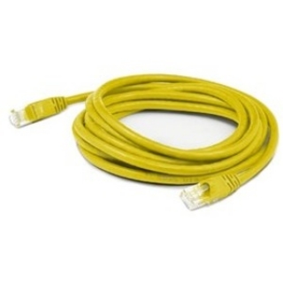 Picture of AddOn 6ft RJ-45 (Male) to RJ-45 (Male) Yellow Cat6 Straight UTP PVC Copper Patch Cable