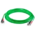 Picture of AddOn 5m ST (Male) to ST (Male) Green OM1 Duplex Plenum-Rated Fiber Patch Cable