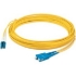 Picture of AddOn 99m LC (Male) to SC (Male) Straight Yellow OS2 Duplex LSZH Fiber Patch Cable