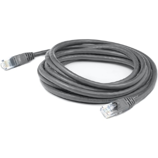 Picture of AddOn 5ft RJ-45 (Male) to RJ-45 (Male) Straight Gray Cat6 UTP PVC Copper Patch Cable