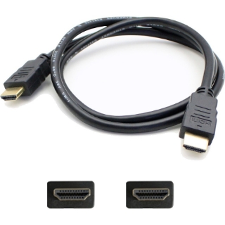 Picture of 6ft HDMI 1.4 Male to HDMI 1.4 Male Black Cable Which Supports Ethernet For Resolution Up to 4096x2160 (DCI 4K)