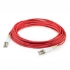 Picture of AddOn 10m LC (Male) to LC (Male) Red OM2 Duplex Plenum-Rated Fiber Patch Cable