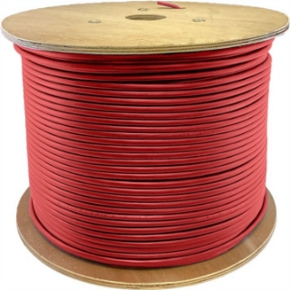 Picture of AddOn 1000ft Non-Terminated Red Cat5e UTP PVC Solid Copper Patch Cable