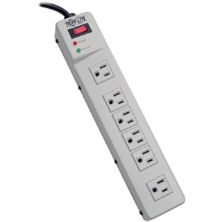 Picture of Tripp Lite Surge Protector Power Strip 120V Right Angle 6 Outlet Metal 6' Cord