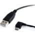 Picture of StarTech.com 6 ft Micro USB Cable - A to Left Angle Micro B