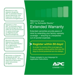 Picture of APC by Schneider Electric Warranty/Support - 1 Year Extended Warranty - Warranty