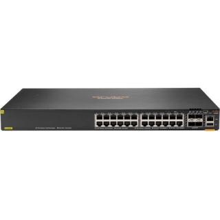 Picture of Aruba 6300F 24-port 1GbE Class 4 PoE and 4-port SFP56 Switch