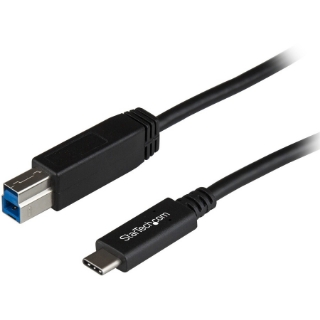 Picture of StarTech.com 1m 3 ft USB C to USB B Printer Cable - M/M - USB 3.1 (10Gbps) - USB B Cable - USB C to USB B Cable - USB Type C to Type B Cable