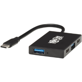 Picture of Tripp Lite USB C Hub 4-Port 2 USB-A & 2 USB-C Ports USB 3.1 Gen 2 Aluminum