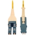 Picture of Tripp Lite N383L-02M 40/100/400G Singlemode 9/125 OS2 Fiber Cable, Yellow, 2 m (6.6 ft.)