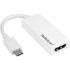 Picture of StarTech.com StarTech.com - USB-C to HDMI Adapter - 4K 30Hz - White - USB Type-C to HDMI Adapter - USB 3.1 - Thunderbolt 3 Compatible