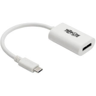 Picture of Tripp Lite USB C to DisplayPort Adapter Converter 4K White USB Type C to DP