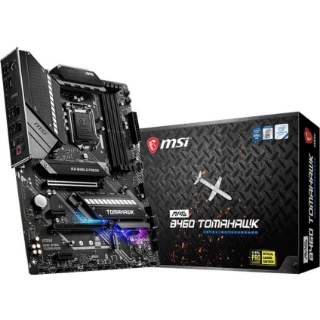 Picture of MSI MAG B460 TOMAHAWK Desktop Motherboard - Intel B460 Chipset - Socket LGA-1200 - Intel Optane Memory Ready - ATX