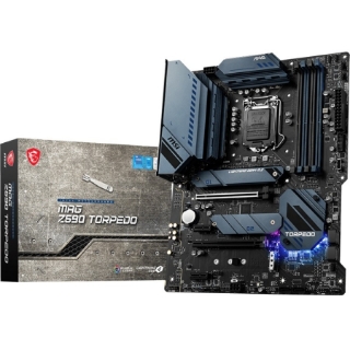 Picture of MSI MAG Z590 TORPEDO Desktop Motherboard - Intel Z590 Chipset - Socket LGA-1200 - Intel Optane Memory Ready - ATX