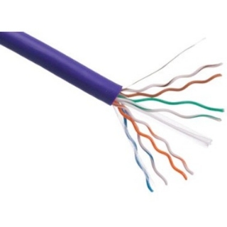 Picture of Axiom CAT6 23AWG 4-Pair Solid Conductor 550MHz Bulk Cable Spool 1000FT (Purple)