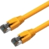 Picture of Axiom 1FT CAT8 2000mhz S/FTP Shielded Patch Cable Snagless Boot (Yellow)