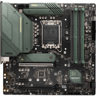 Picture of MSI MAG B660M BAZOOKA DDR4 Desktop Motherboard - Intel B660 Chipset - Socket LGA-1700 - Intel Optane Memory Ready - Micro ATX