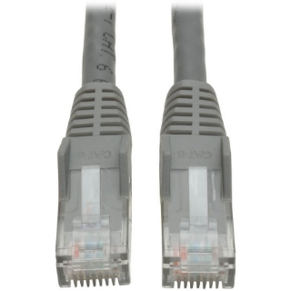 Picture of Tripp Lite 14ft Cat6 Gigabit Snagless Molded Patch Cable RJ45 M/M Gray 14'