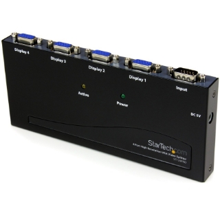 Picture of StarTech.com StarTech.com 4 Port High Resolution VGA Video Splitter - 300 MHz - VideoView Pro 47 Port High Resolution 300 MHz Video Splitter - Video splitter - 4 ports