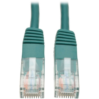 Picture of Tripp Lite 5ft Cat5e / Cat5 350MHz Molded Patch Cable RJ45 M/M Green 5'