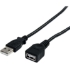 Picture of StarTech.com 10 ft Black USB 2.0 Extension Cable A to A - M/F