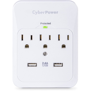 Picture of CyberPower CSP300WUR1 Professional 3 - Outlet Surge with 600 J