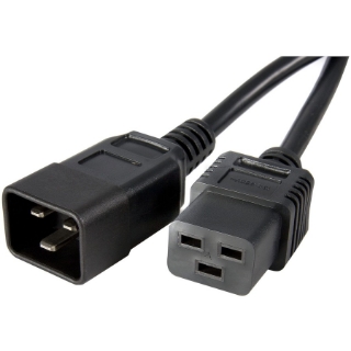 Picture of StarTech.com Computer Power Cord - C19 to C20 - AC Power Cord - 6 ft