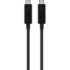 Picture of Belkin Thunderbolt 3 Cable (USB-C to USB-C) (100W) (6.5ft/2m) F2CD085bt2M-BLK