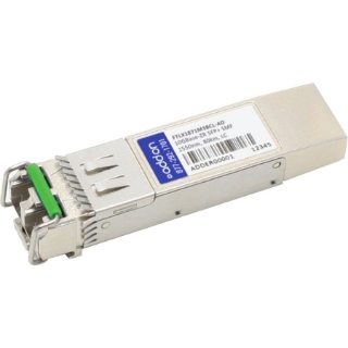 Picture of AddOn Finisar FTLX1871M3BCL Compatible TAA Compliant 10GBase-ZR SFP+ Transceiver (SMF, 1550nm, 80km, LC)