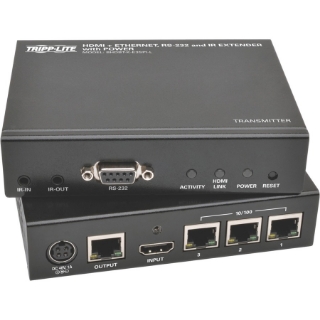 Picture of Tripp Lite HDBaseT HDMI Over Cat5e Cat6 Cat6a Extender Kit w/Ethernet, Power, Serial and IR Control 100m 328ft