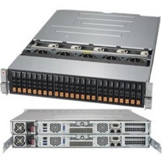 Picture of Supermicro SuperStorage 2028R-DN2R24L Barebone System - 2U Rack-mountable - Socket R3 LGA-2011 - 2 x Processor Support