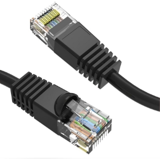 Picture of Axiom 9FT CAT6 UTP 550mhz Patch Cable Snagless Molded Boot (Black)