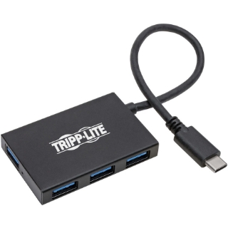 Picture of Tripp Lite USB C Hub 4-Port USB-A USB 3.1 Gen 2 10 Gbps Portable Aluminum